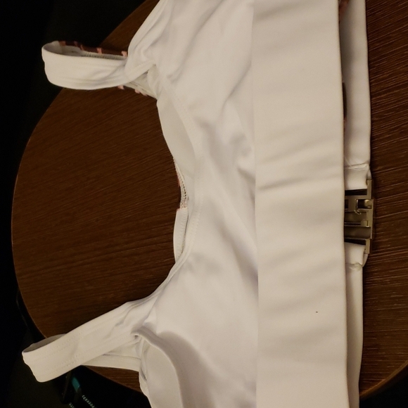 Combor High Waist Leopard Bikini Set in White & Leopard Size S - Picture 7 of 14